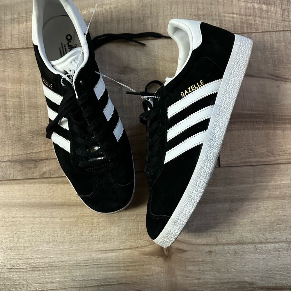 Adidas Gazelle OG Originals BB5476 Black Suede  womens 9.5